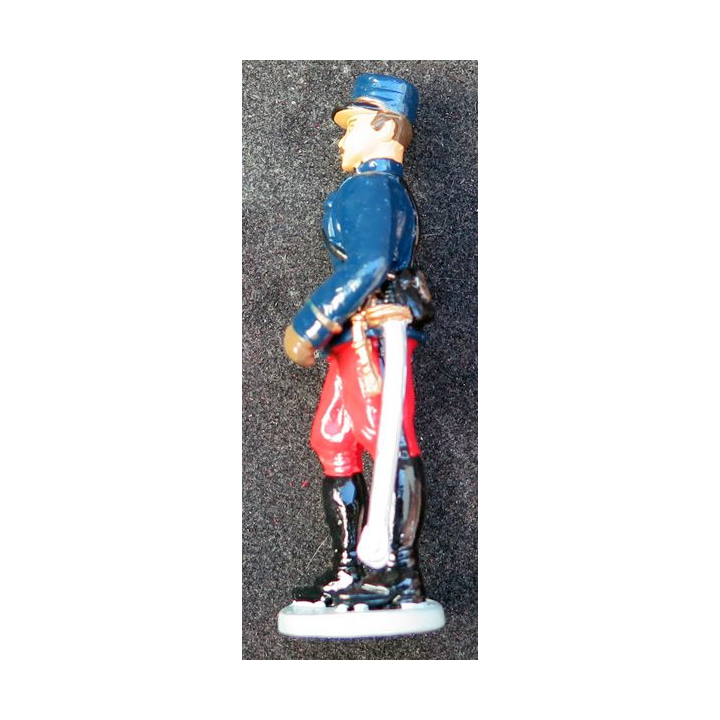 SOLDAT DE PLOMB : figurine officier général 1° GM CBG Hachette hauteur 7,5 cm