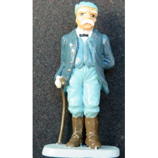 SOLDAT DE PLOMB : figurine Georges Clémenceau 1° GM CBG Hachette hauteur 7 cm
