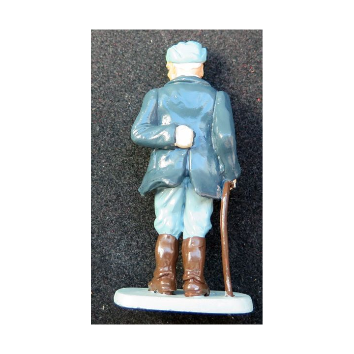 SOLDAT DE PLOMB : figurine Georges Clémenceau 1° GM CBG Hachette hauteur 7 cm