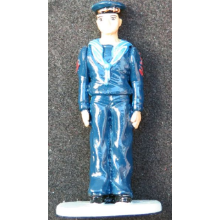 SOLDAT DE PLOMB : figurine marin anglais 1° GM CBG Hachette hauteur 7,5 cm