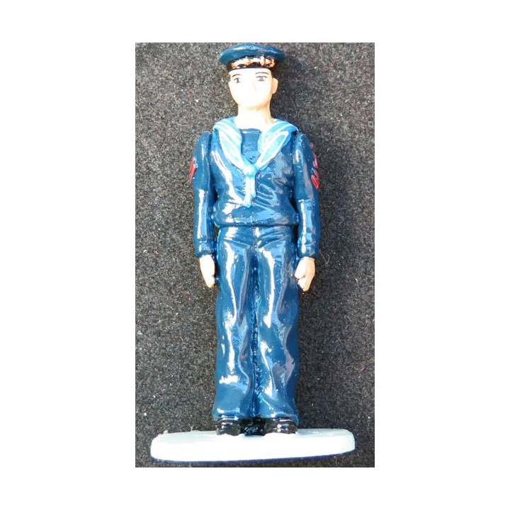 SOLDAT DE PLOMB : figurine marin anglais 1° GM CBG Hachette hauteur 7,5 cm