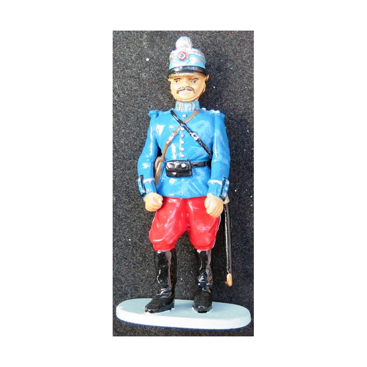 SOLDAT DE PLOMB : figurine officier de hussards 1° GM CBG Hachette