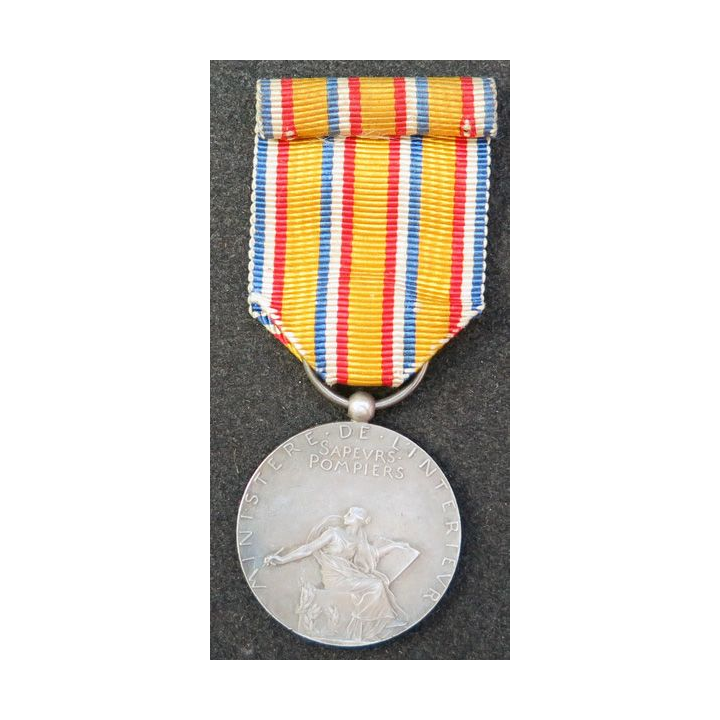 médaille des sapeurs pompiers du ministère de l'Intérieur O. Roty