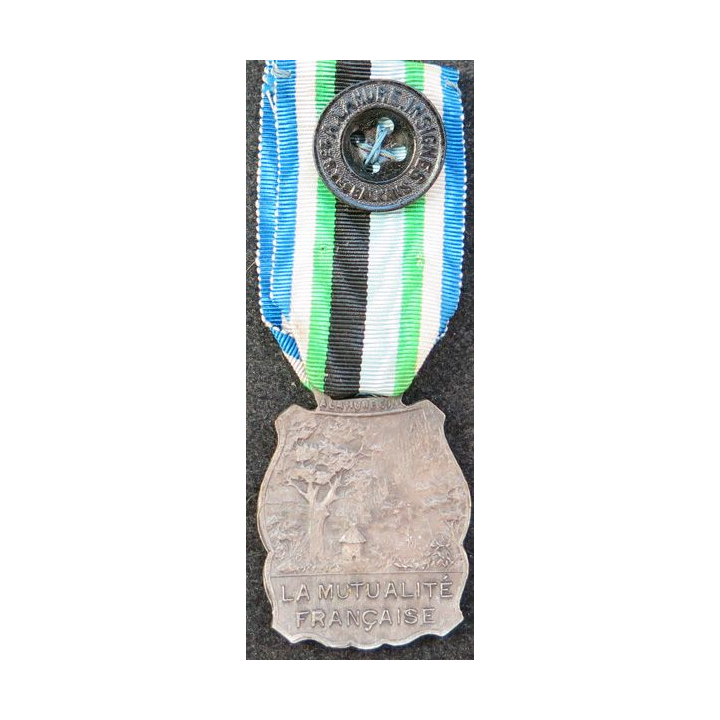 Médaille de la Mutualité française en bronze argenté
