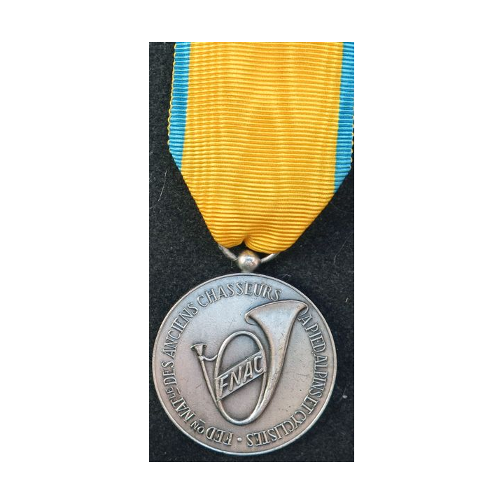 Médaille Fédération nat anciens chasseurs à pied alpins cyclistes FNAC