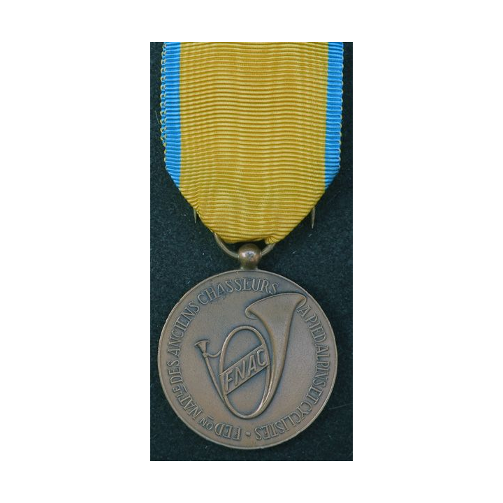 Médaille Fédération nat anciens chasseurs à pied alpins cyclistes FNAC