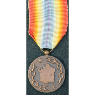  FRANCE : médaille de la France libérée en bronze