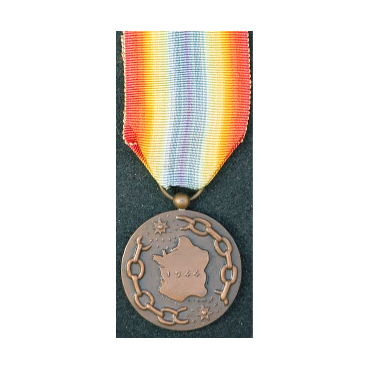 FRANCE : médaille de la France libérée en bronze