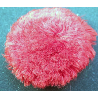 Pompon rouge de bachi de marin de diamètre 7,5 cm