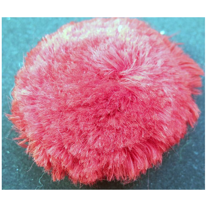 Pompon rouge de bachi de marin de diamètre 7,5 cm