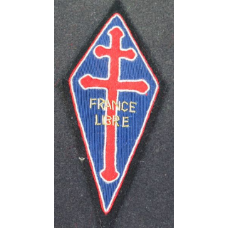 FNFL : LOSANGE des Forces Navales Françaises Libres lettres 