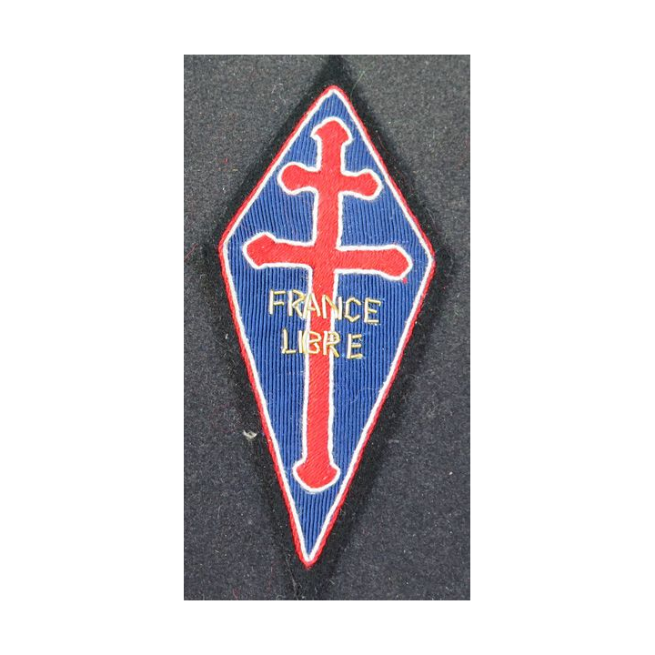 FNFL : LOSANGE des Forces Navales Françaises Libres lettres 