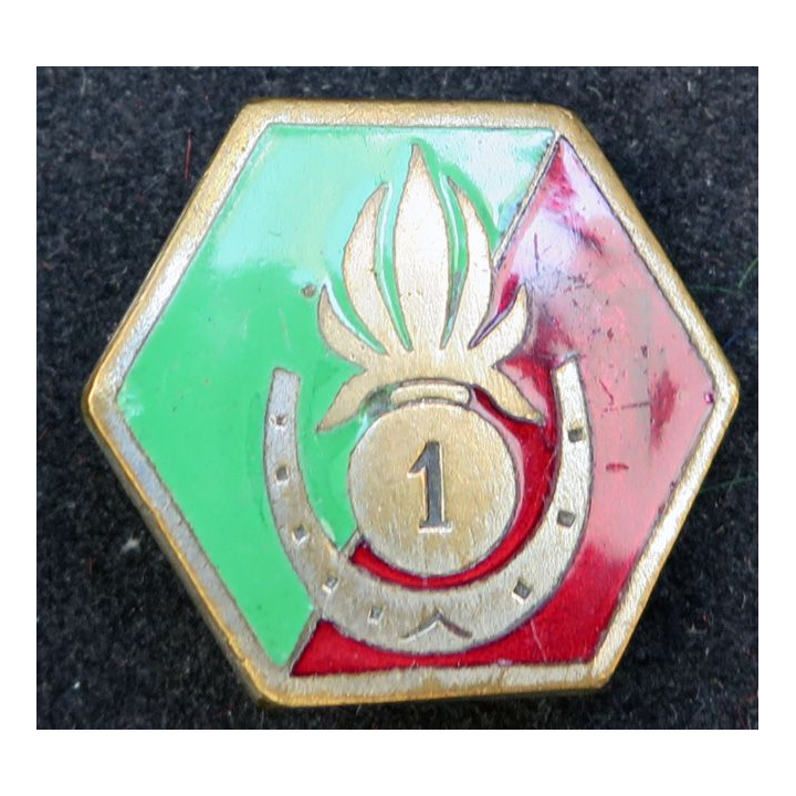Compagnie automobile du 1° régiment étranger ABPD en émail 1° REI