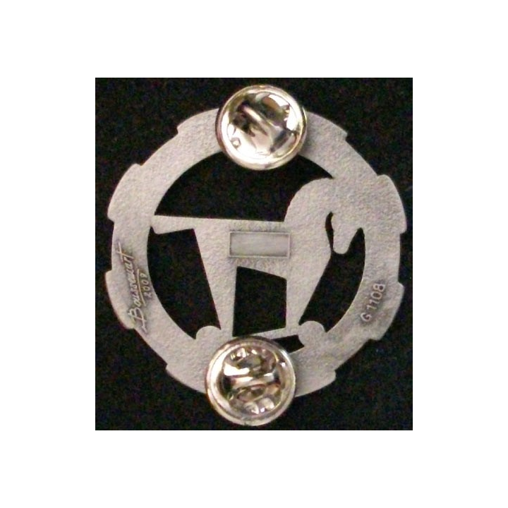 RCA : insigne du 1° régiment de chasseurs d'Afrique UBIQUE PRIMUS de fabrication Boussemart tirage 2009