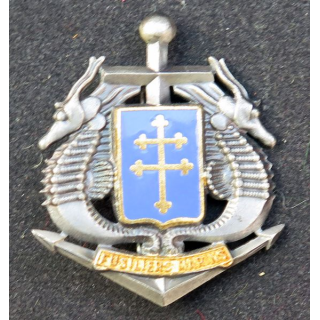 1° DFL insigne du régiment des fusiliers marins en émail