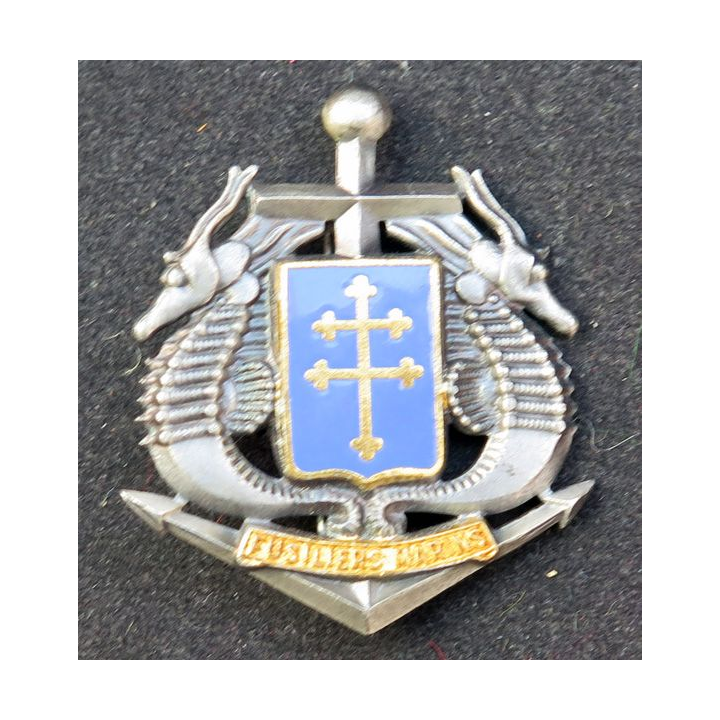 1° DFL insigne du régiment des fusiliers marins en émail