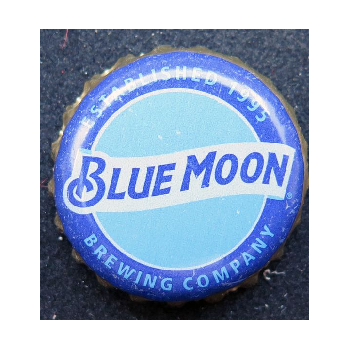 Capsule de bouteille de bière Blue Moon