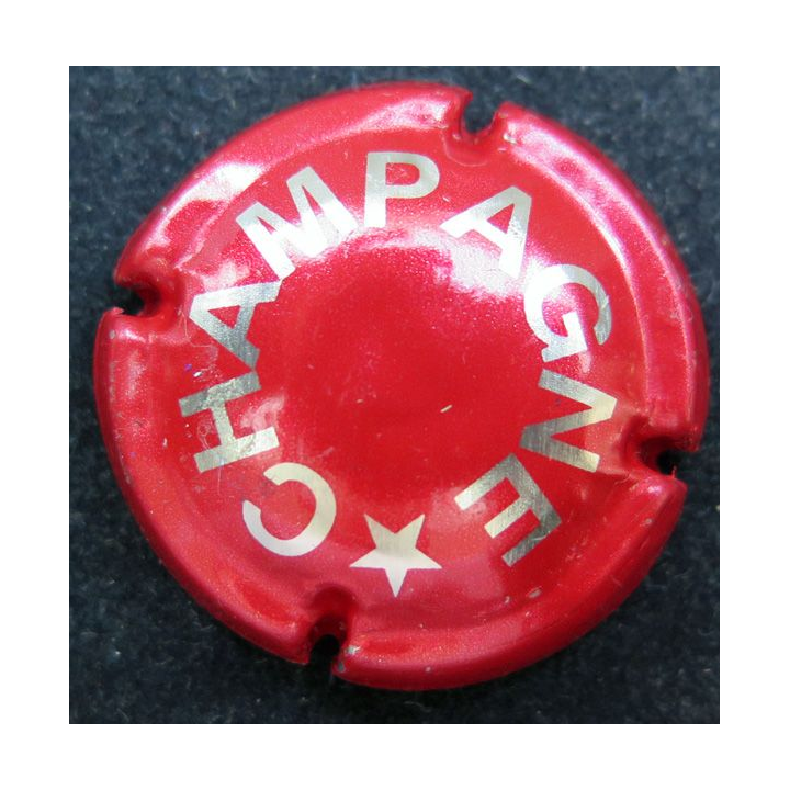 Capsule Muselet de champagne générique n° 425c lettres fines