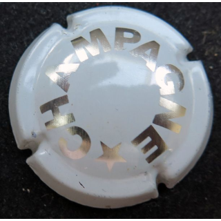 Capsule Muselet de champagne générique n° 429 écriture métal
