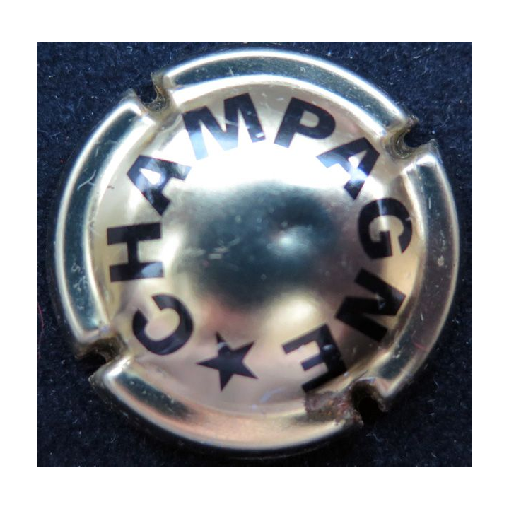 Capsule Muselet de bouteille de champagne générique