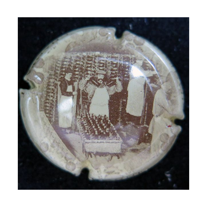 Capsule Muselet générique mémoires de champagne n° 703b le remuage