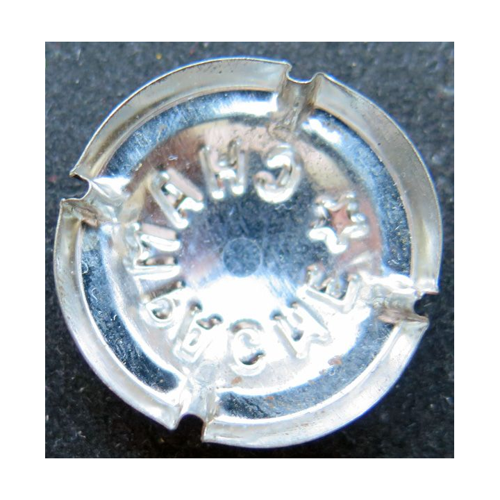 Capsule Muselet champagne générique n° 370sb lettres épaisses relief métal