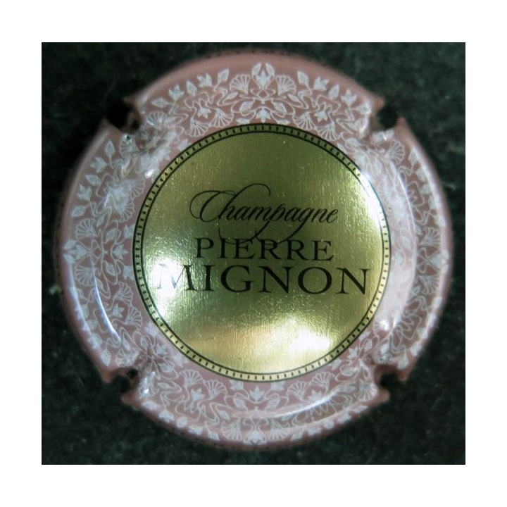 Capsule Muselet de bouteille de champagne MIGNON Pierre n° 151f 