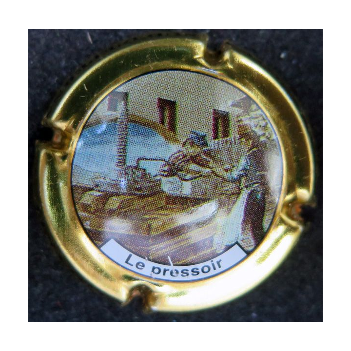 Capsule Muselet de champagne COTEAUX SUD EPERNAY n°15 le pressoir