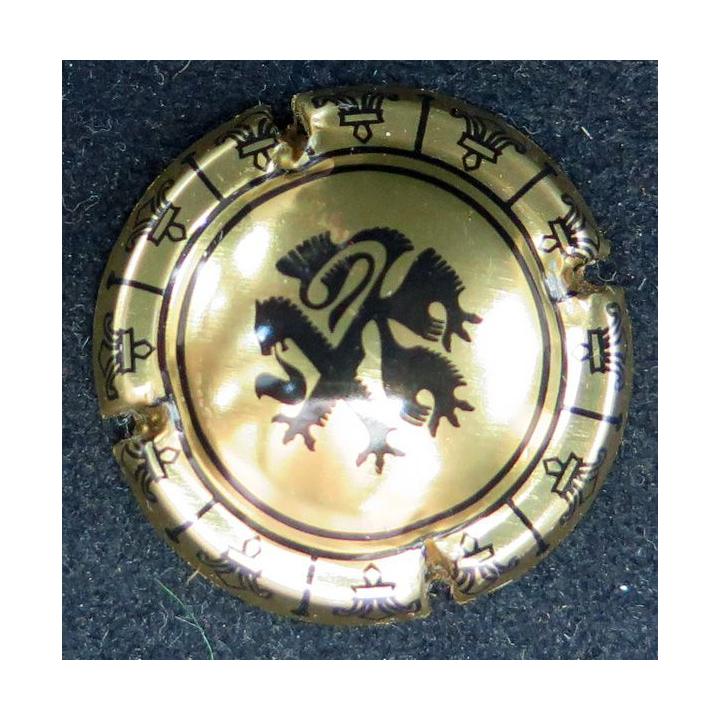 Capsule Muselet Union Champagne de Saint Gall n° 9 or