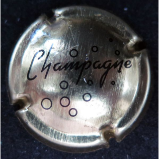 Capsule Muselet de bouteille de champagne générique n° 608 Or