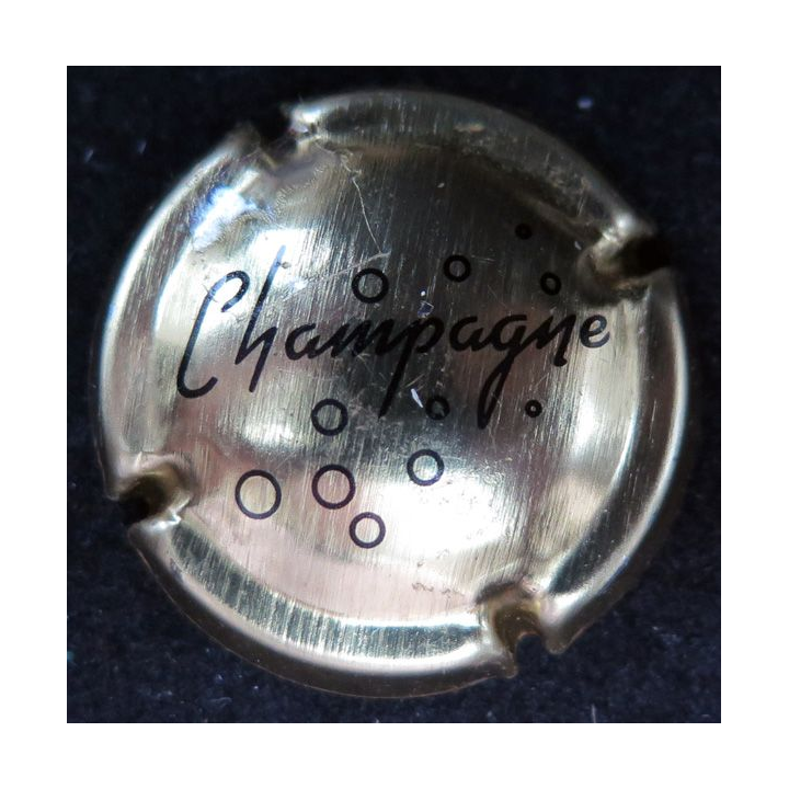 Capsule Muselet de bouteille de champagne générique n° 608 Or