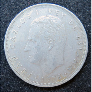 ESPAGNE : Pièce de 25 pesetas Juan Carlos I 1975
