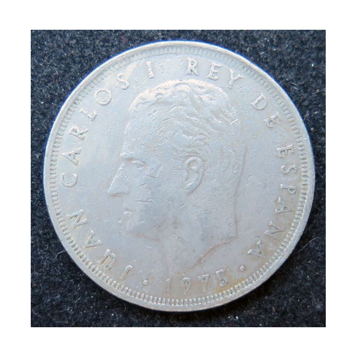 ESPAGNE : Pièce de 25 pesetas Juan Carlos I 1975