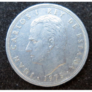 ESPAGNE : Pièce de 5 pesetas Juan Carlos I 1975