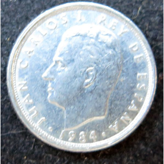 ESPAGNE : Pièce de 2 pesetas Juan Carlos I 1984