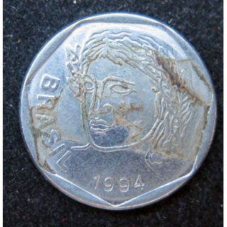 BRESIL : Pièce de 25 centavos 1994