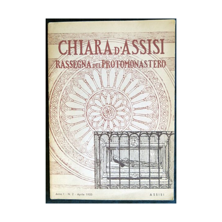 Chiara d'Assisi 1953 Rassegna del Protomonastero de Fausta Casolini