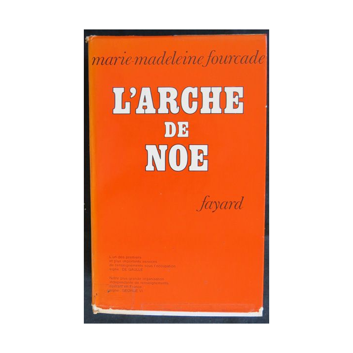 L'Arche de Noé de Marie-Madeleine Fourcade aux éditions Fayard