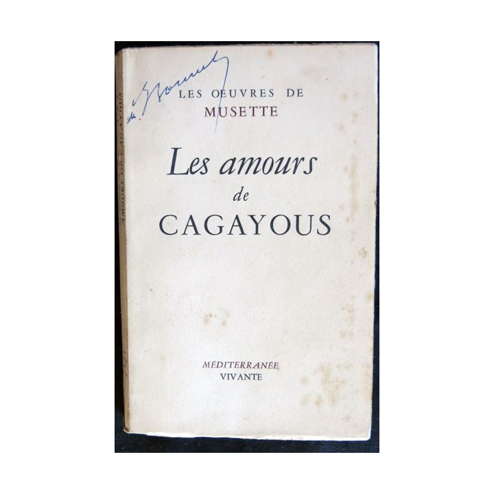 Les amours de Cagayous de Musette aux éditions Méditerranée vivante