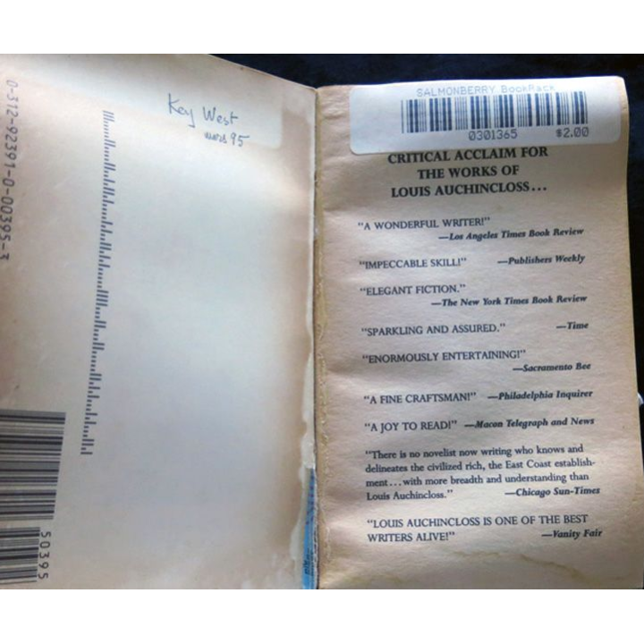 Fellow Passengers de Louis Auchincloss aux éditions St. Martin's Paperbacks