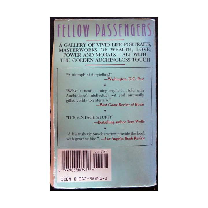 Fellow Passengers de Louis Auchincloss aux éditions St. Martin's Paperbacks