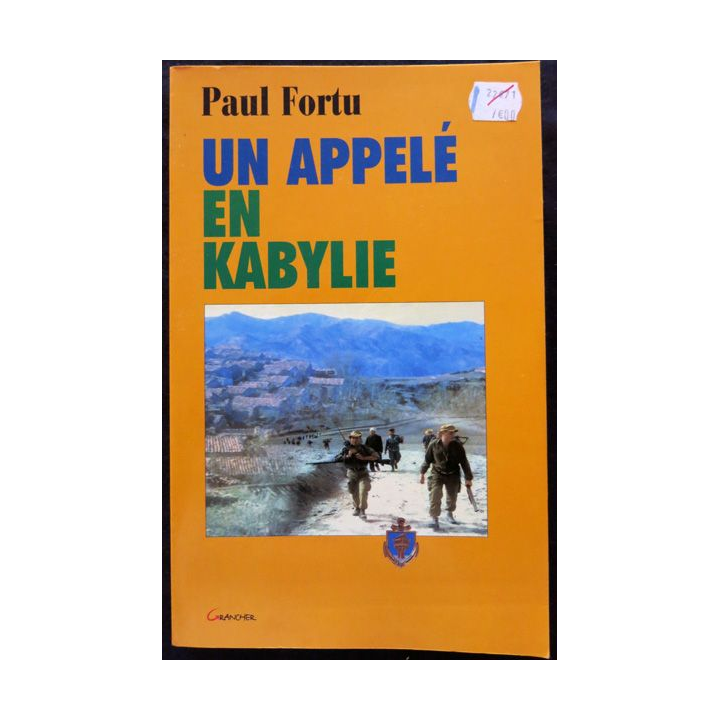 Un appelé en Kabylie de Paul Fortu aux éditions du Patrimoine