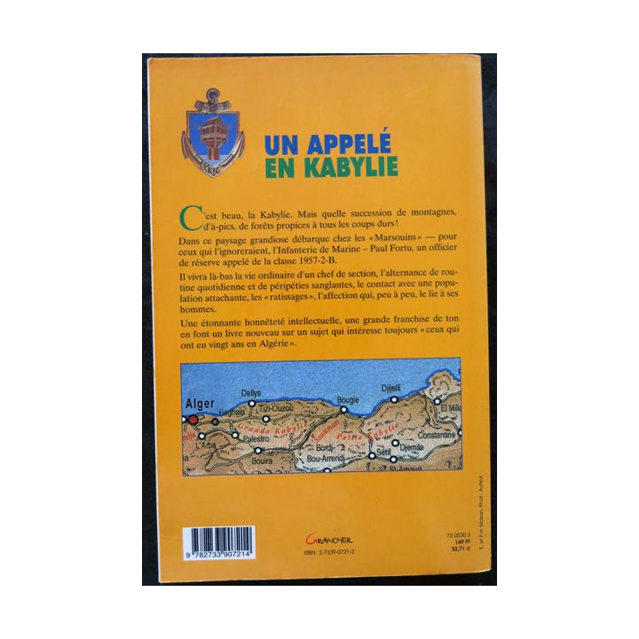 Un appelé en Kabylie de Paul Fortu aux éditions du Patrimoine