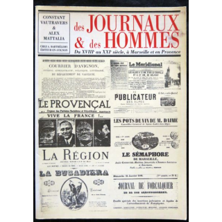 Des journaux et des hommes de Constant Vautravers & Alex Mattalia éditions A. Barthélemy - Avignon