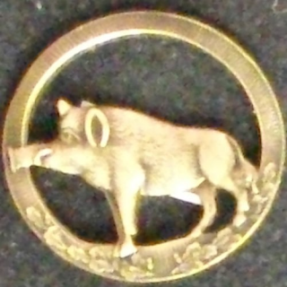 91° RI : 91° RÉGIMENT D'INFANTERIE ROND 33 mm