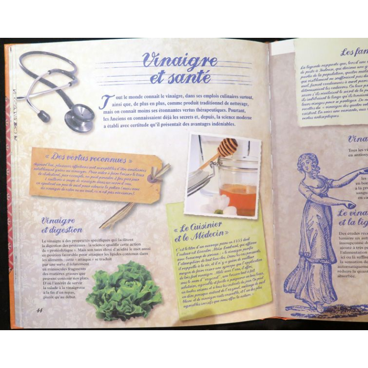 Secrets et recttes de Grand Mère : Bien et bon le vinaigre Editions Atlas