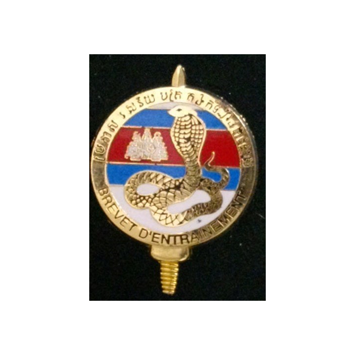 BREVET D'ENTRAINEMENT COMMANDO CAMBODGE (BOUSSEMART DROIT)