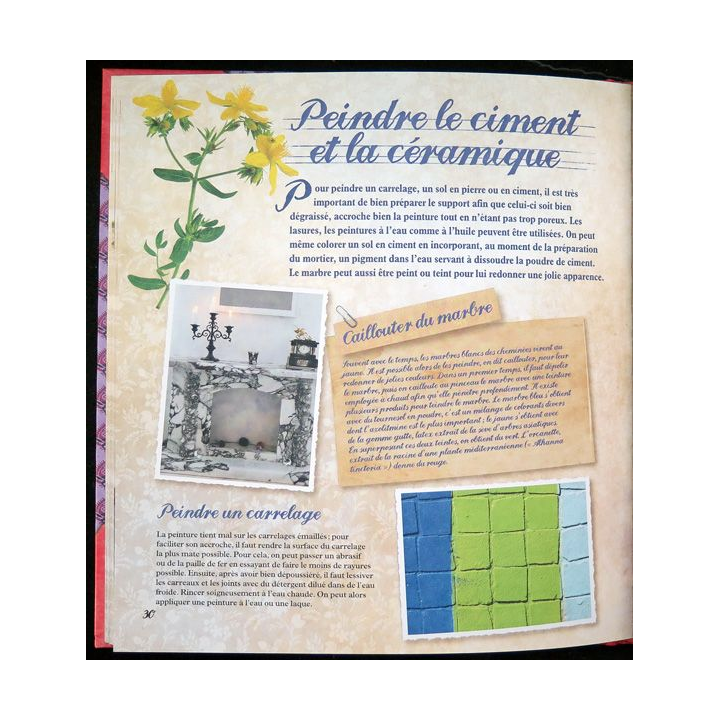 Secrets et recettes de Grand Mère : Peintures et patines Editions Atlas