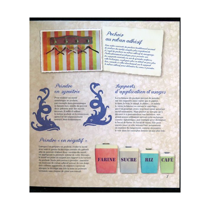 Secrets et recettes de Grand Mère : pochoirs et collages Editions Atlas