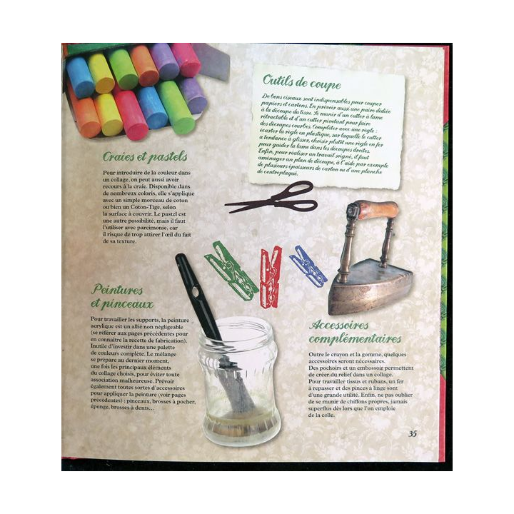 Secrets et recettes de Grand Mère : pochoirs et collages Editions Atlas